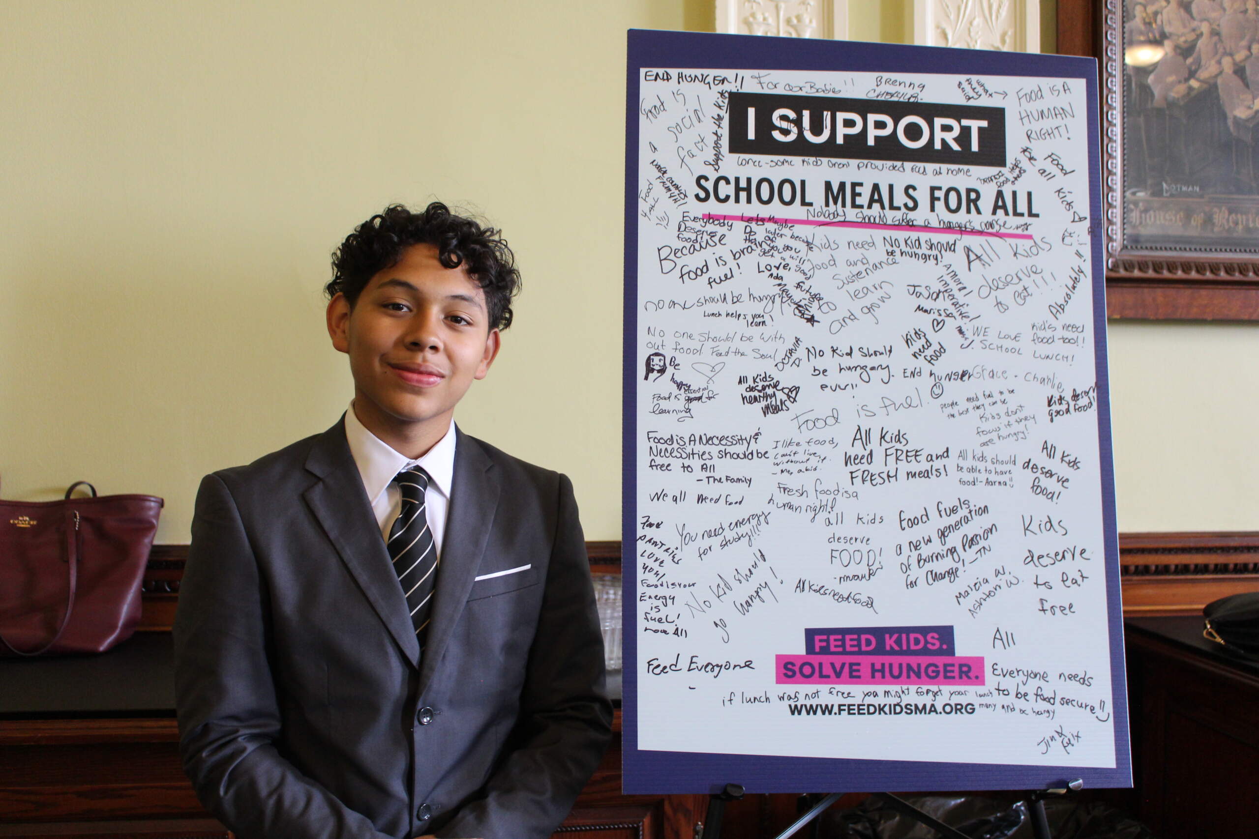 The author at a Project Bread event. (Isaac Cruz/Project Bread)