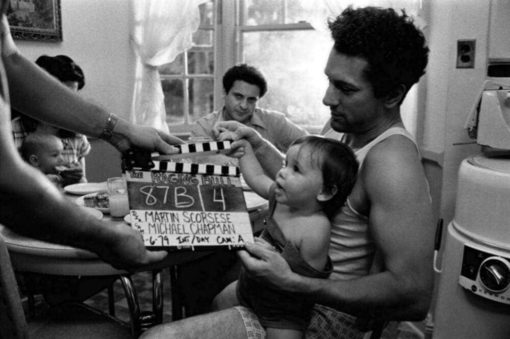 Robert De Niro behind the scenes in &quot;Raging Bull.&quot; (Courtesy The Criterion Collection)
