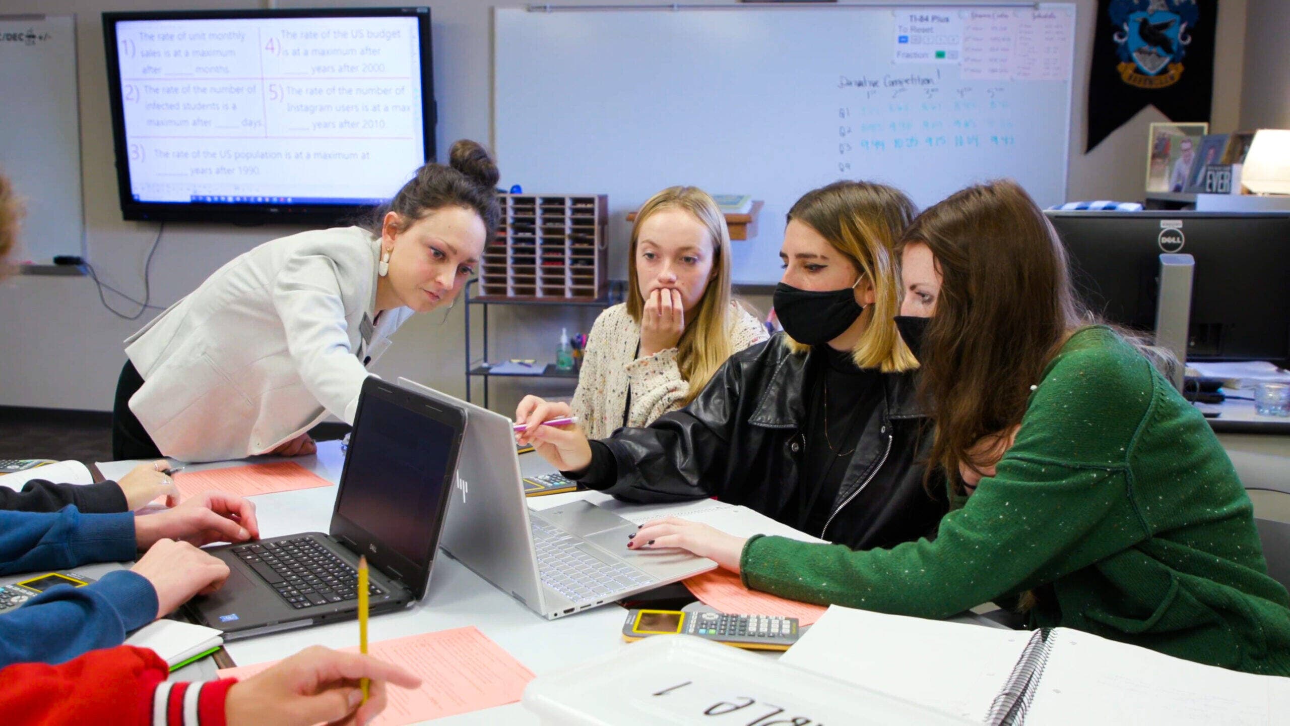 High school teacher Rebecka Peterson recognizes that it's rare for students to be taught by a biracial, bilingual female in mathematics. (Courtesy)