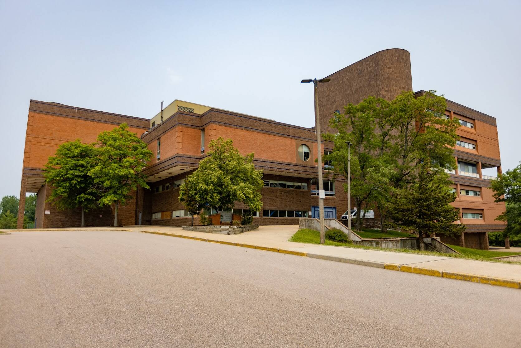 The West Roxbury Education Complex. (Jesse Costa/WBUR)