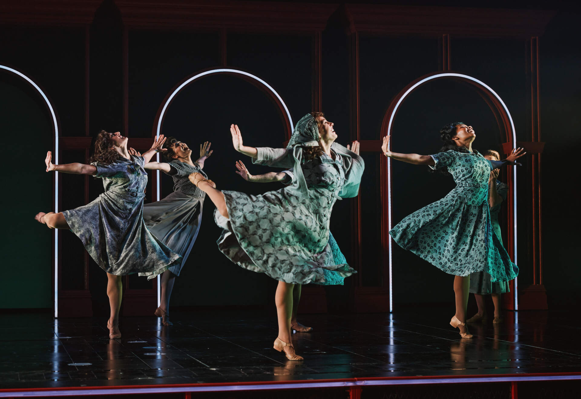 The company of &quot;Evita&quot; at American Repertory Theater. (Courtesy Emilio Madrid)