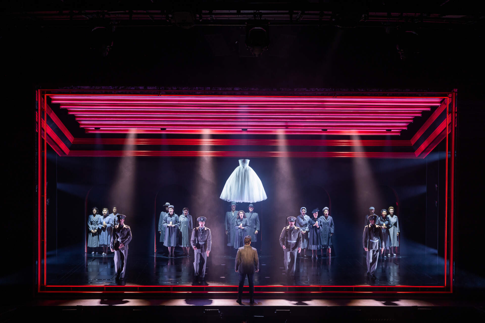 The company of &quot;Evita&quot; at American Repertory Theater. (Courtesy Nile Scott Studio.)