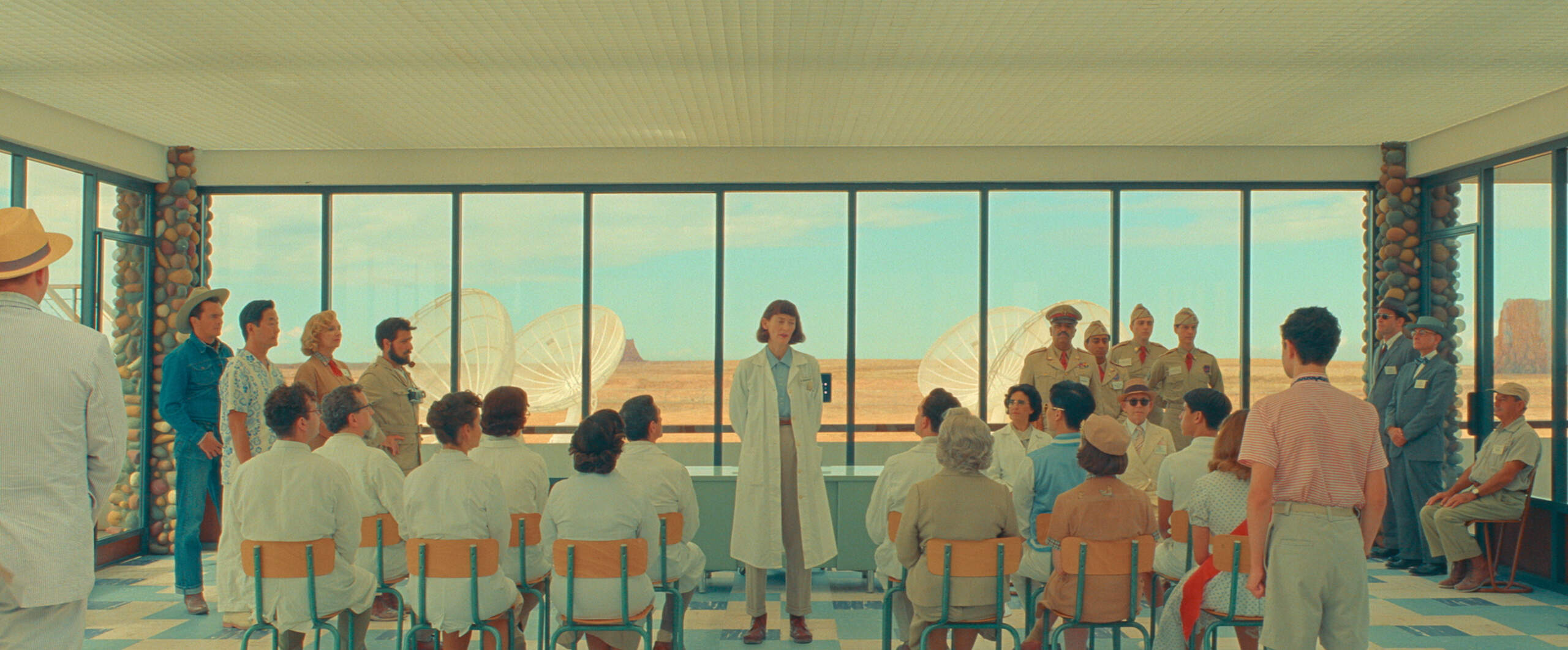 A still from writer-director Wes Anderson's "Asteroid City." (Courtesy of Pop. 87 Productions/Focus Features)