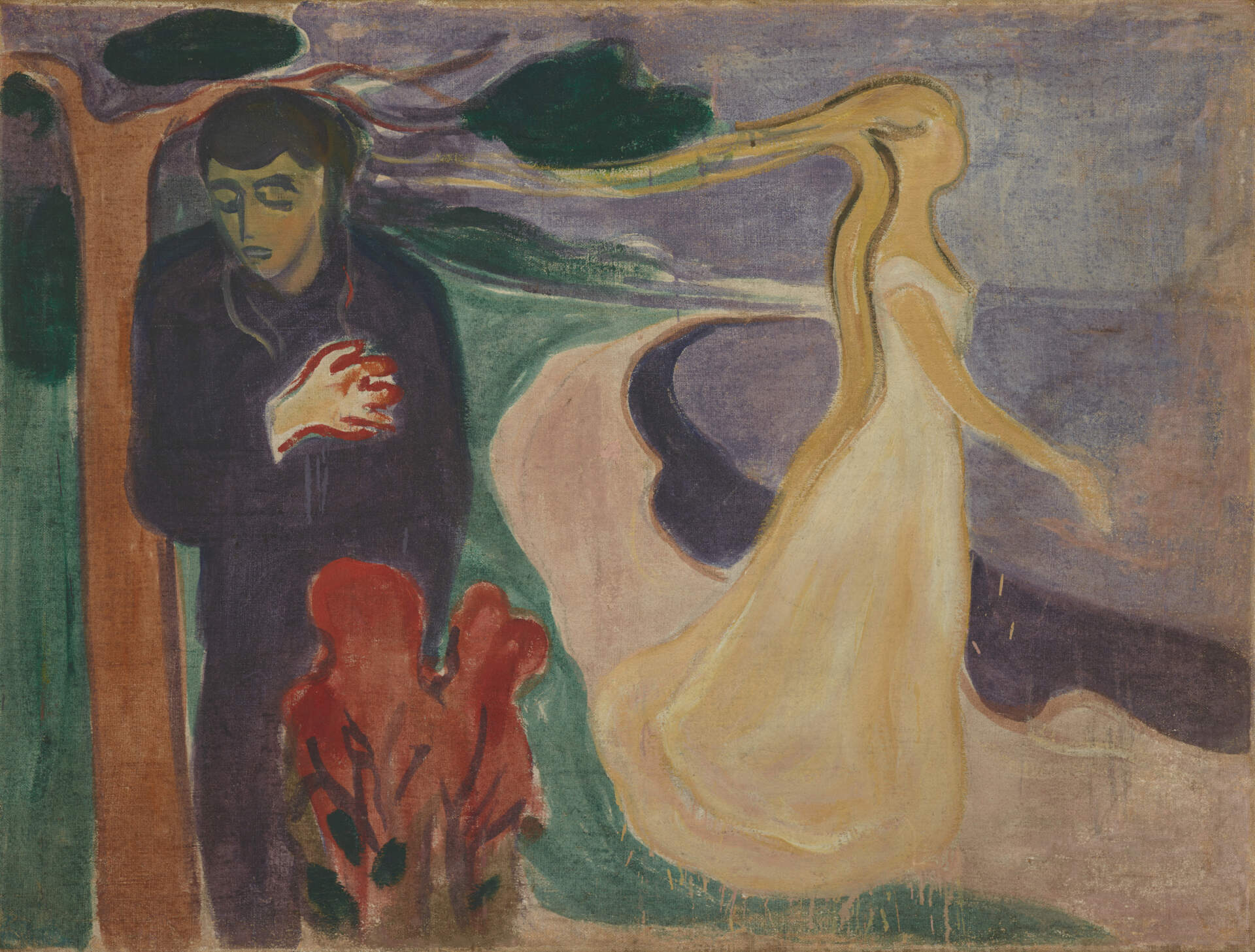 Edvard Munch's "Separation," 1896. (Courtesy Artists Rights Society/ Ove Kravik)