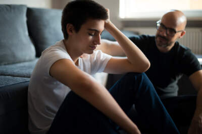 The ‘manning up of boys begins in the cradle.’ But what boys really need is emotional support from their dads