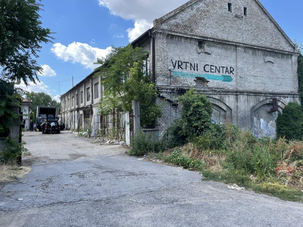 The remnants of the camp in Belgrade where the author's grandfather was held and murdered during World War II. (Courtesy Julie Brill)