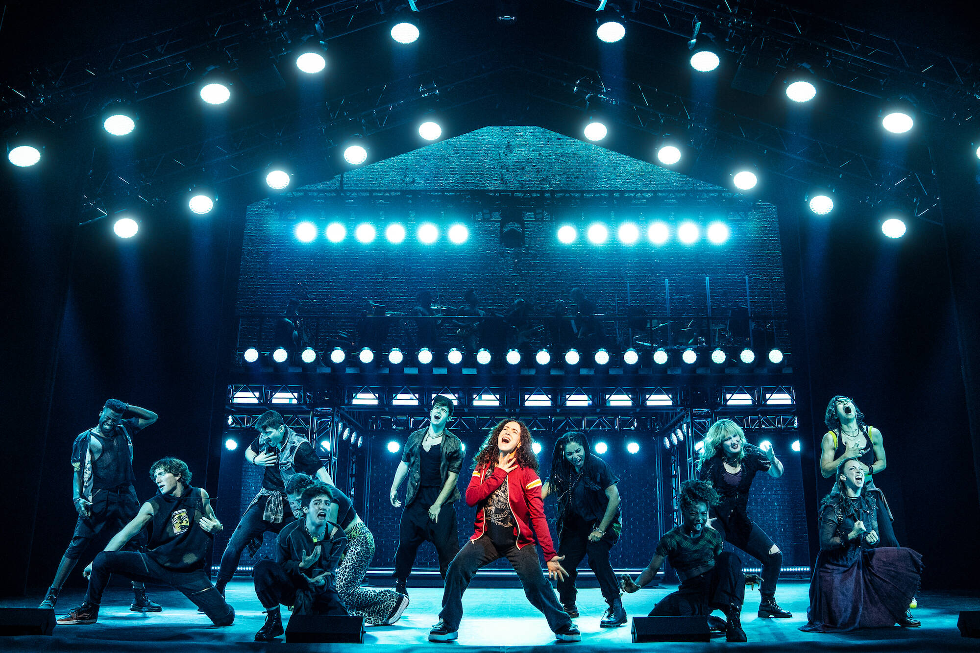 Chris Hock and Heidi Blickenstaff in "Jagged Little Pill" at the Citizens Bank Opera House. (Courtesy Matthew Murphy, Evan Zimmerman for MurphyMade)