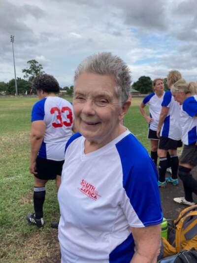 Rita Wilkie, 79-years-old, the oldest American player in the tournament, from Milford, Massachusetts. (Courtesy Jean Duffy)