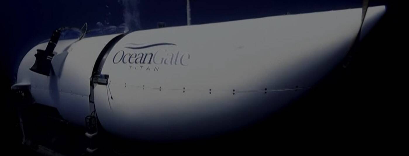 Screenshot of a video of the OceanGate Titan submersible. (CTV via OceanGate, Inc. and The Associated Press)