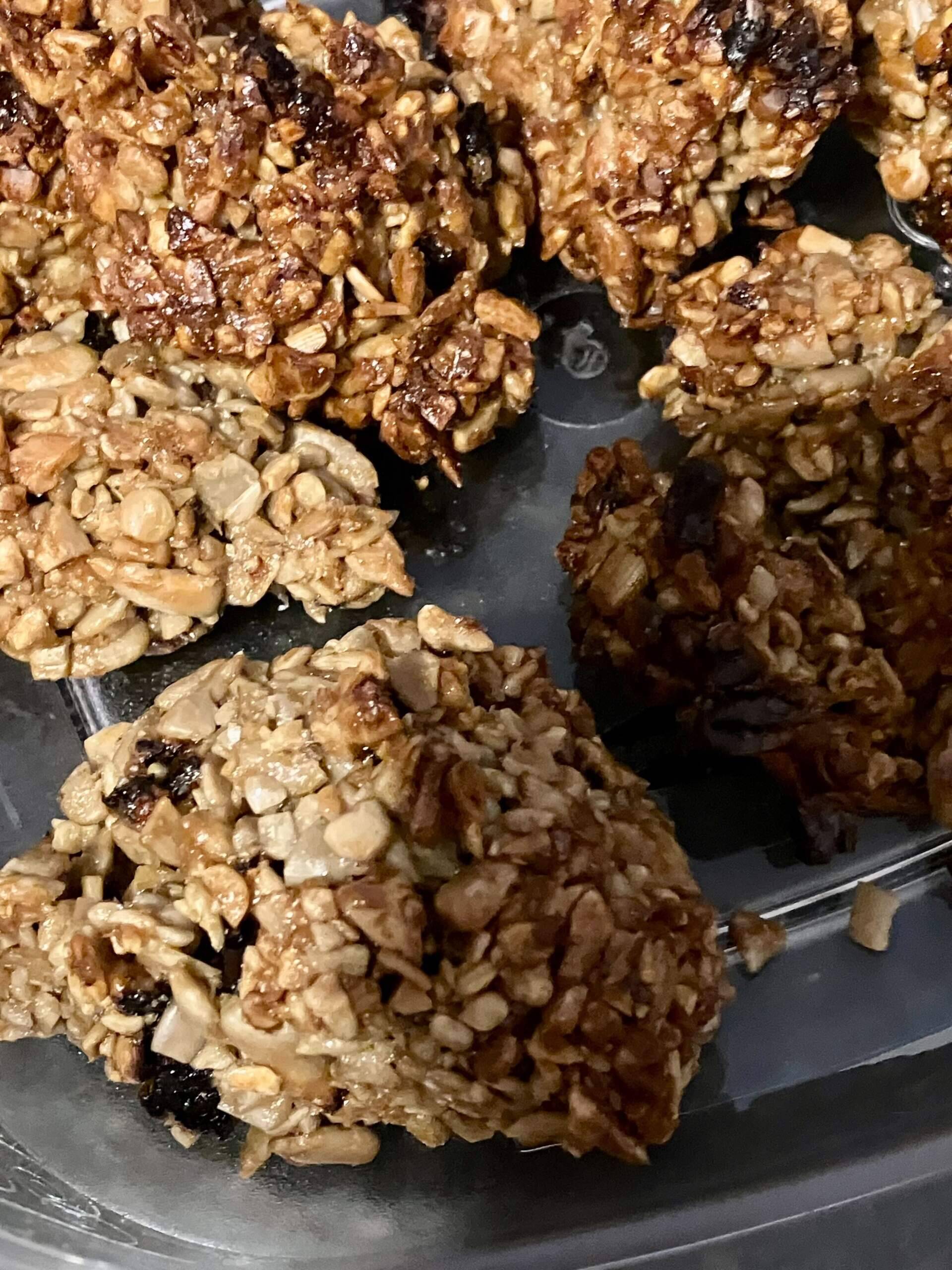 Sunflower maple cookies. (Karyn Miller-Medzon/Here &amp; Now)