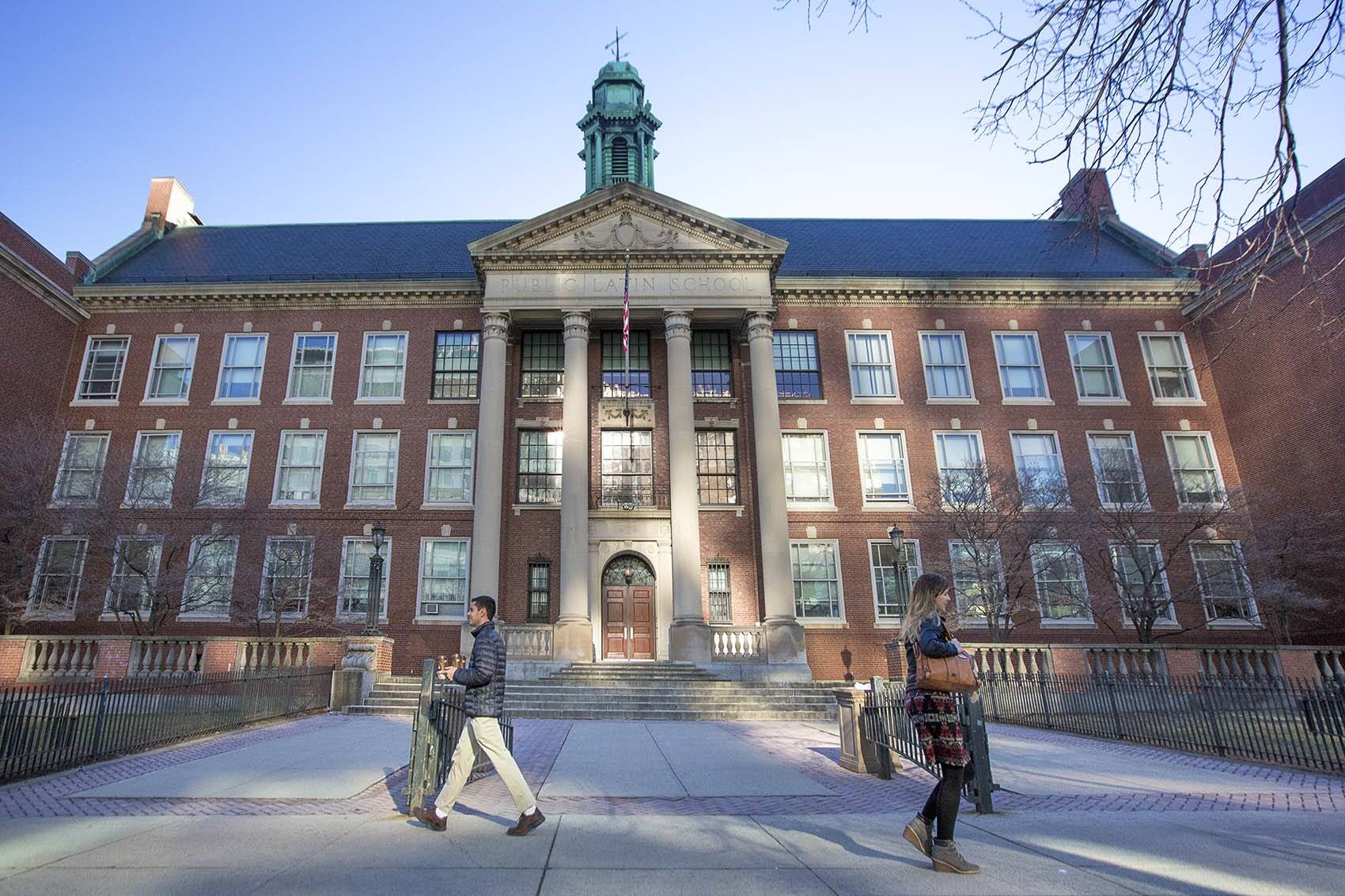 Boston Latin School. (Jesse Costa/WBUR)