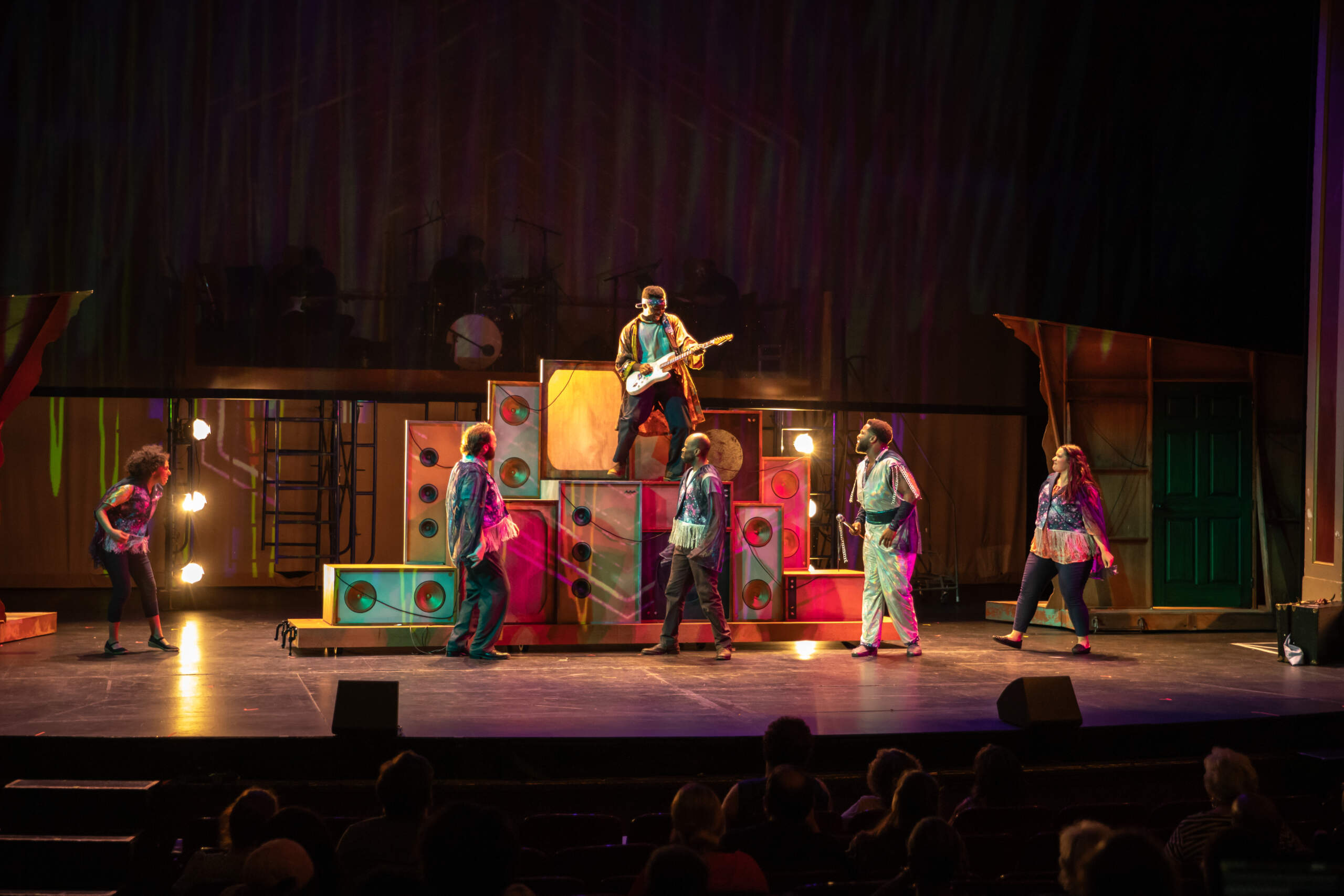 The cast of Company One's "The Boy Who Kissed the Sky." (Courtesy Erin Crowley)