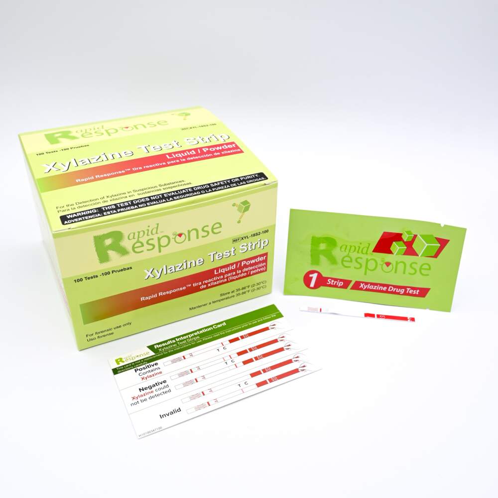 A xylazine test kit. (Photo courtesy BTNX)