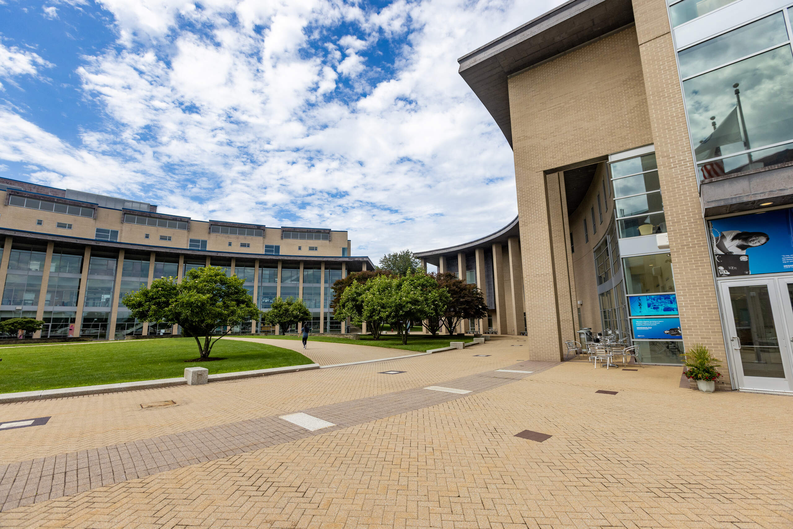 The Olin College campus in Needham. (Jesse Costa/WBUR)