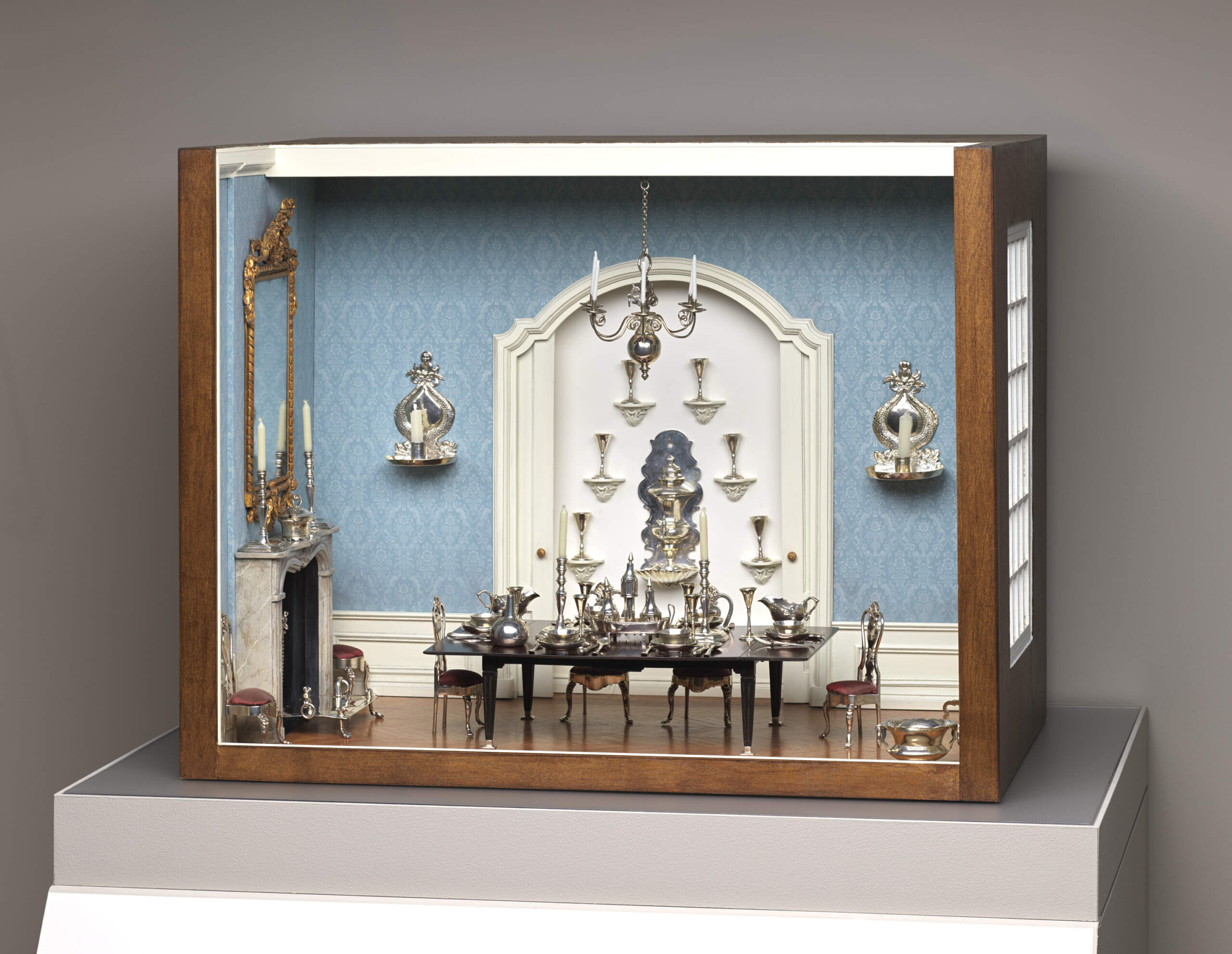 This elaborately appointed "Dining Room" is the work of Dutch silver artist Arnoldus van Geffen (1728–1769). (Courtesy Museum of Fine Arts, Boston)