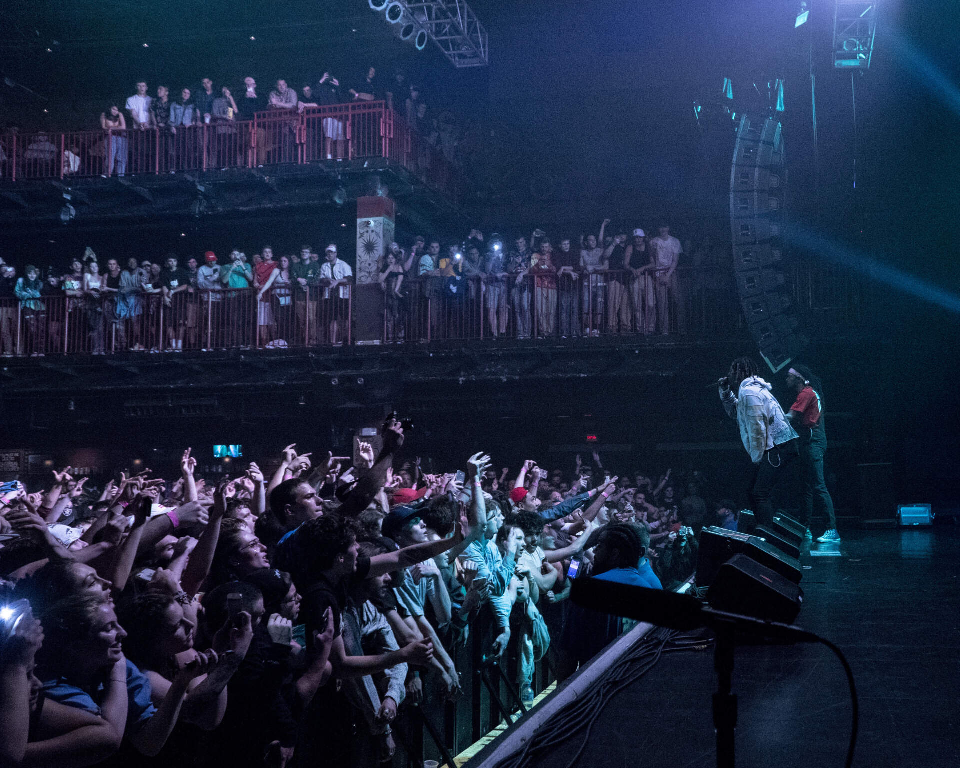 The American hip-hop group Flatbush Zombies performs at the House of Blues, Boston in 2018. (Robert E. Klein/Invision/AP)