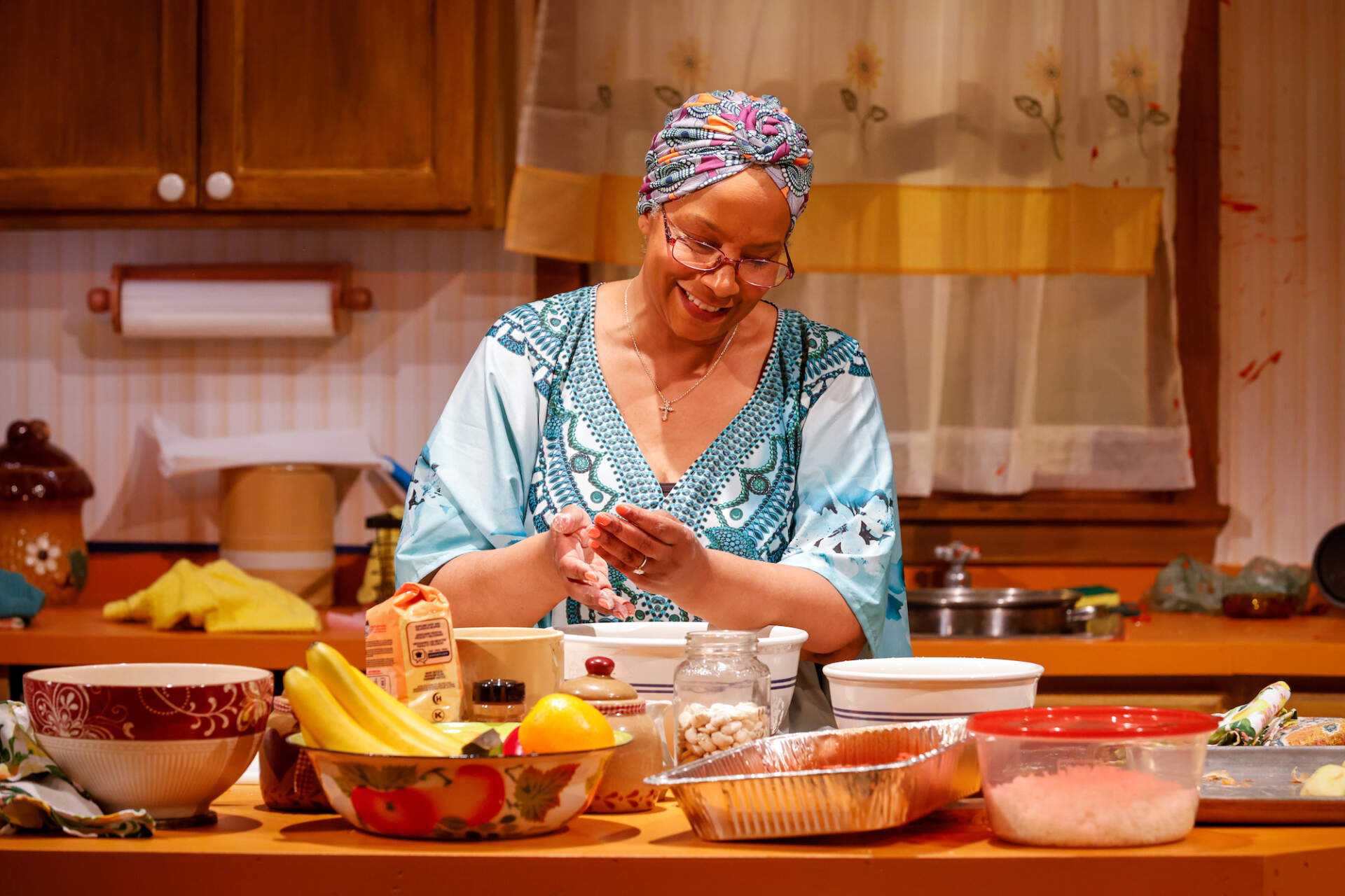 Cheryl Singleton as Mama in "Stew" at Gloucester Stage Company. (Courtesy Jason Grow)