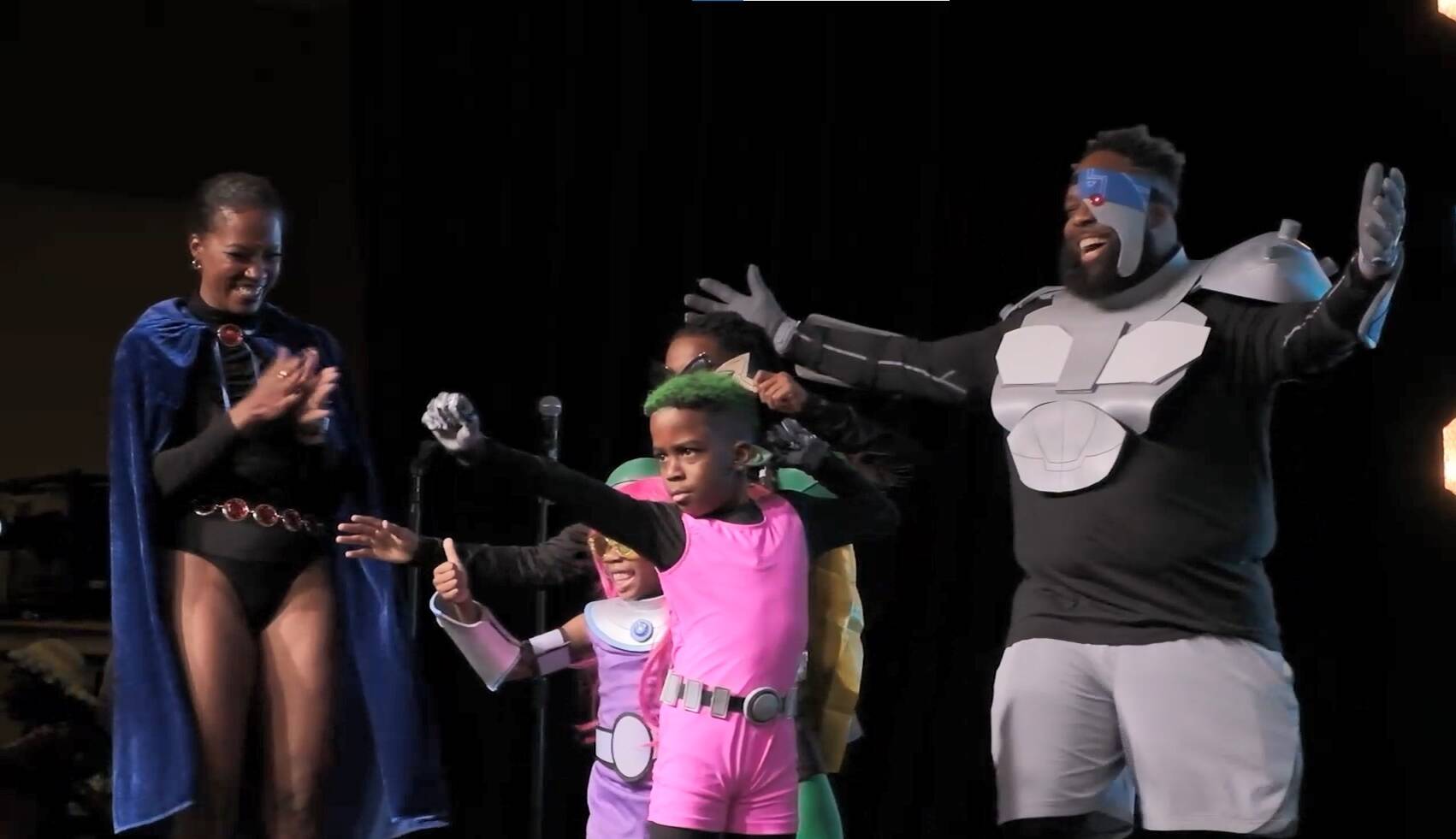 Cosplayers at Blerdcon outside Washington, D.C. (Courtesy of Hilton George)
