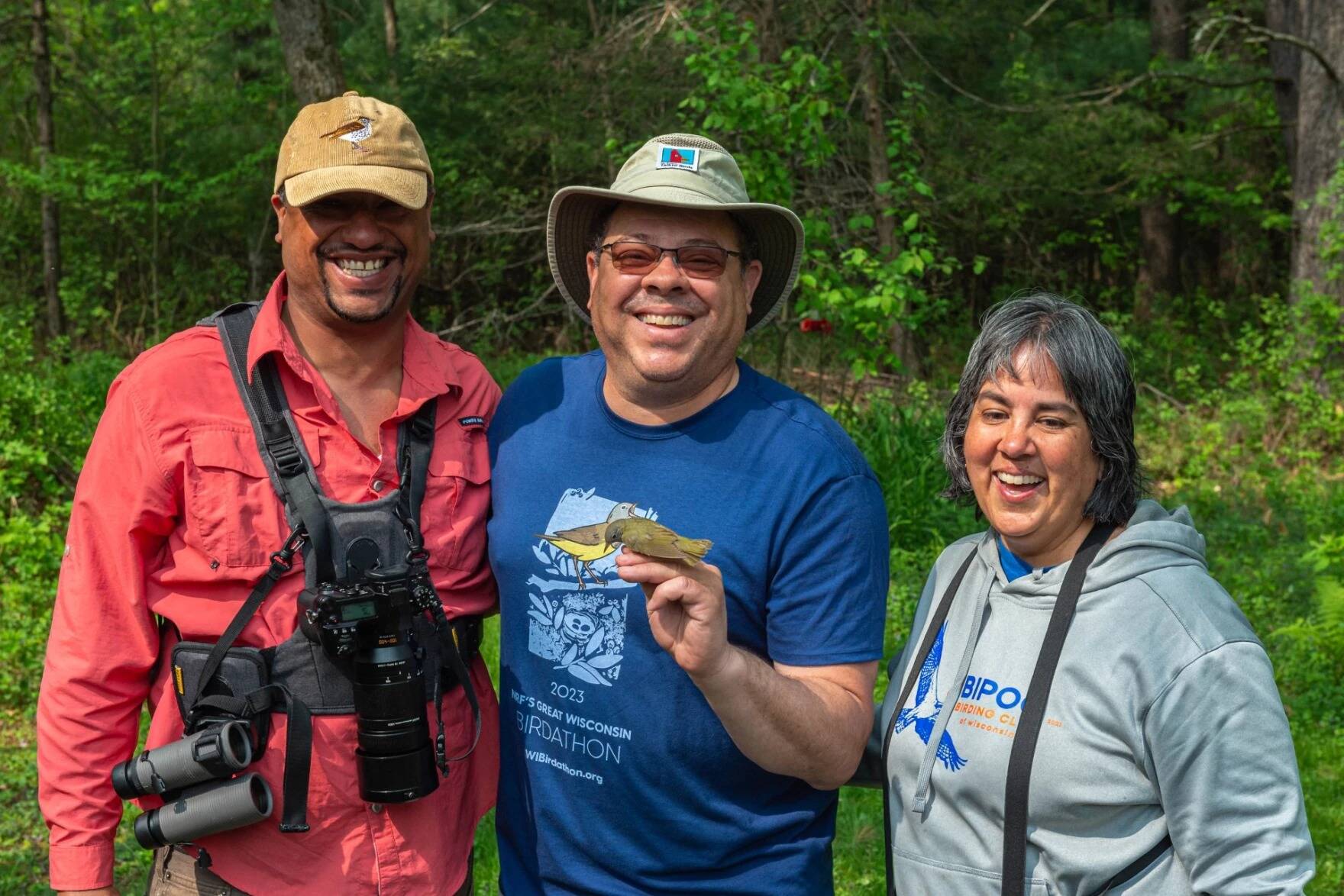 The BIPOC Birding Club of Wisconsin. (Courtesy of Jeff Galligan)