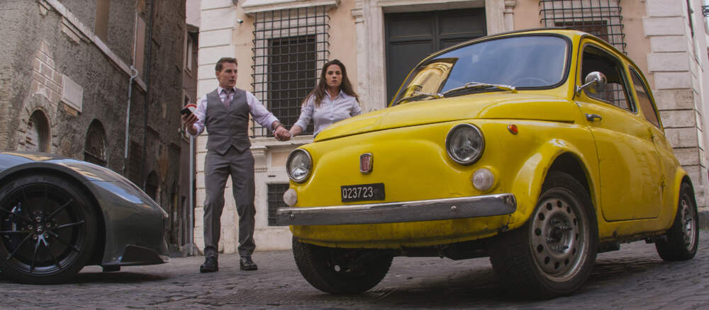 Tom Cruise and Hayley Atwell in 'Mission: Impossible Dead Reckoning Part One.' (Courtesy Paramount Pictures and Skydance.)