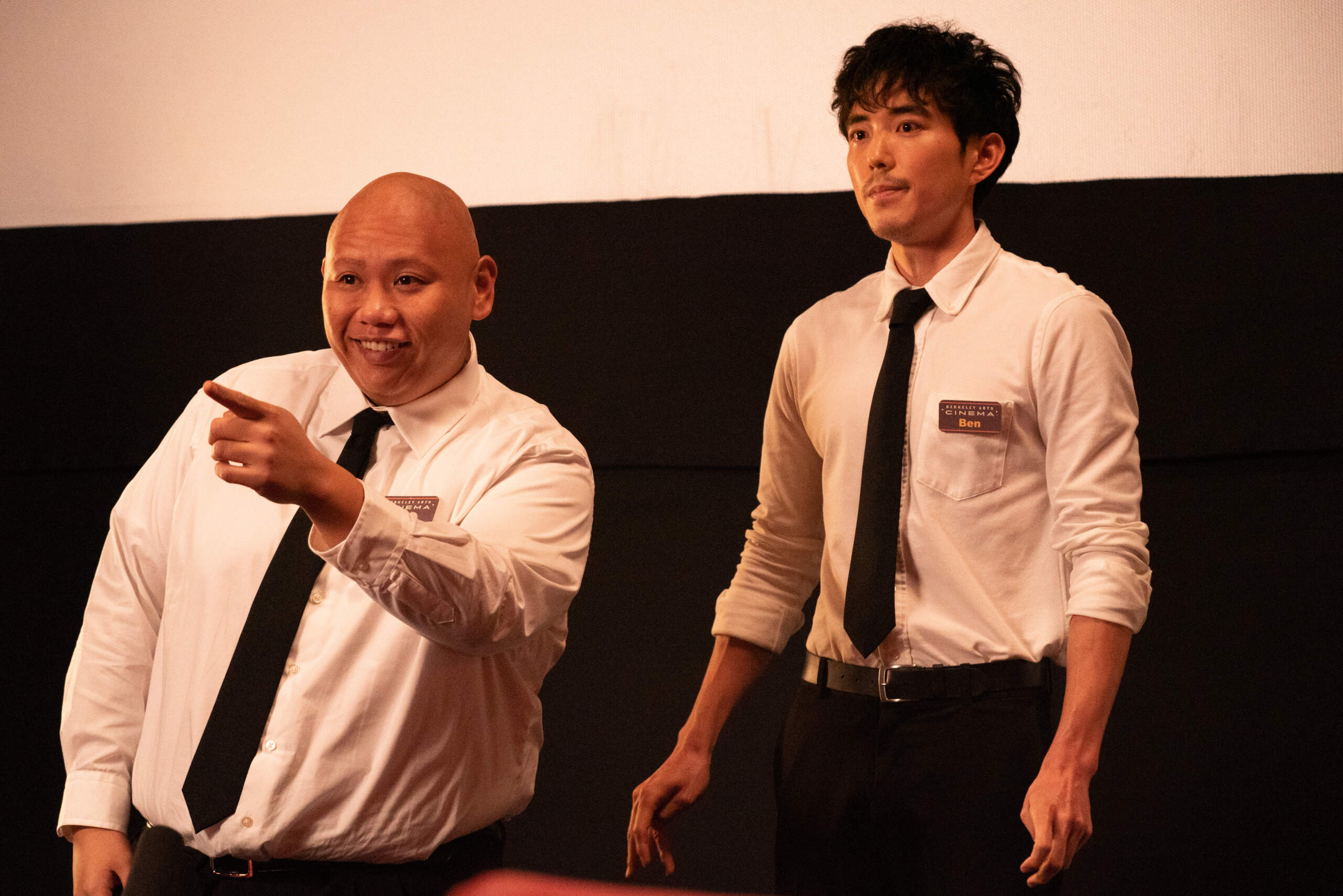 Justin Min as Ben and Jacob Batalon as Gene in "Shortcomings." (Courtesy of Sony Pictures Classics; Photo by Jon Pack)