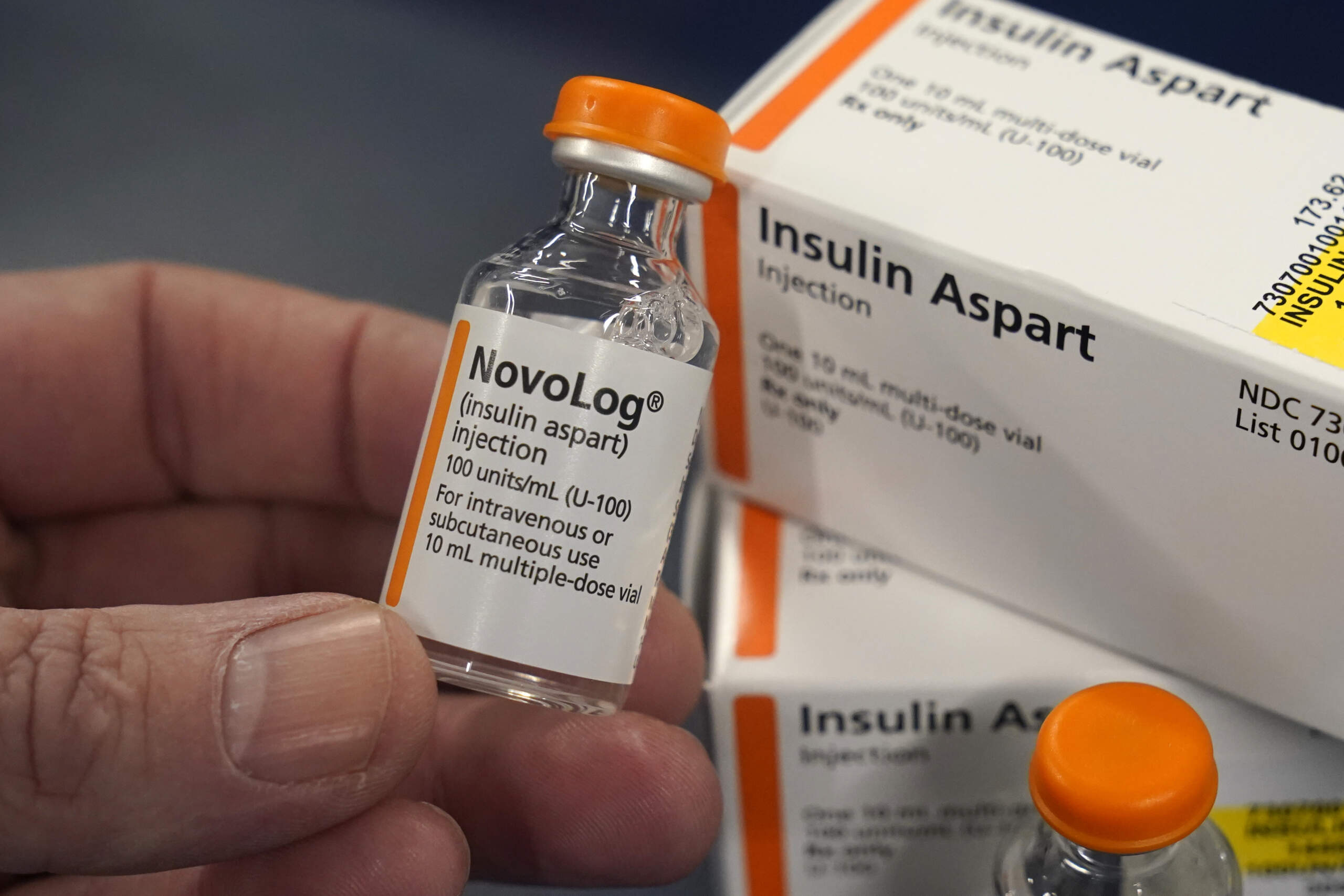 Insulin is displayed at Pucci's Pharmacy in Sacramento, Calif. (Rich Pedroncelli/AP)