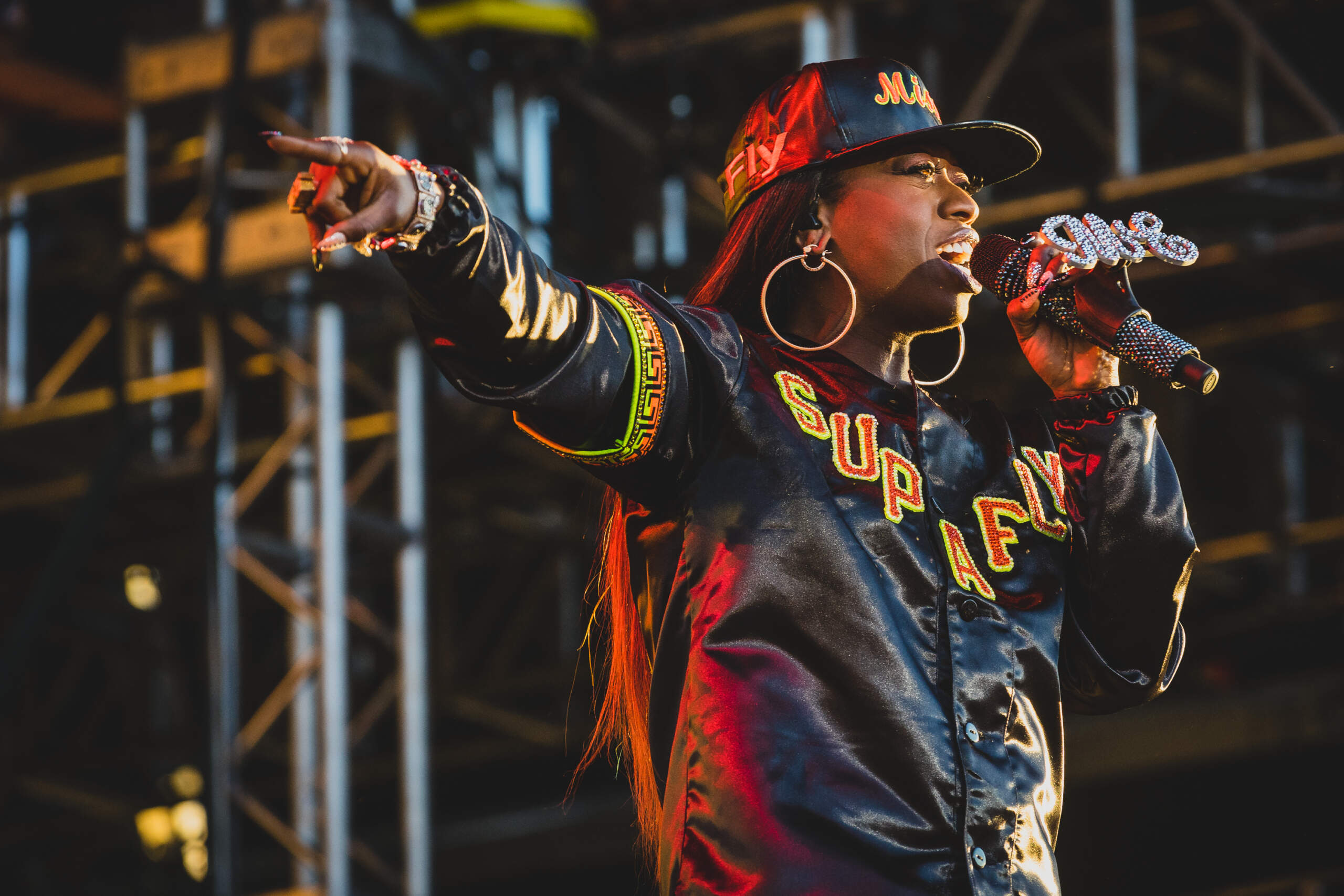 Missy Elliott performs at the 2015 Pemberton Music Festival. (Jeff Lombardo/Invision/AP)