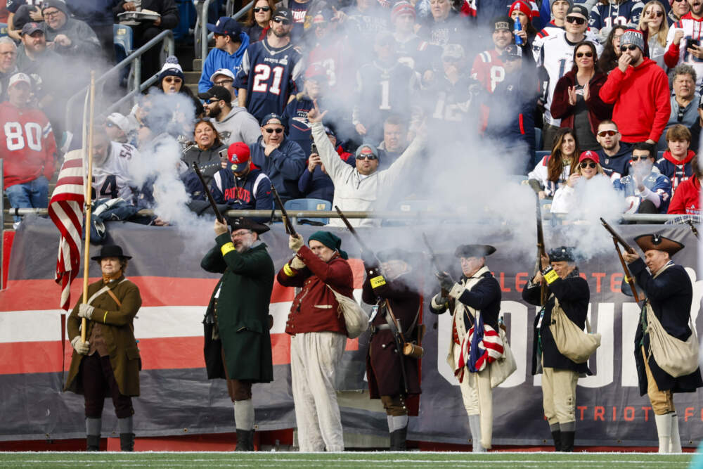 FOXBOROUGH, MA - SEPTEMBER 24: The End Zone Militia during the