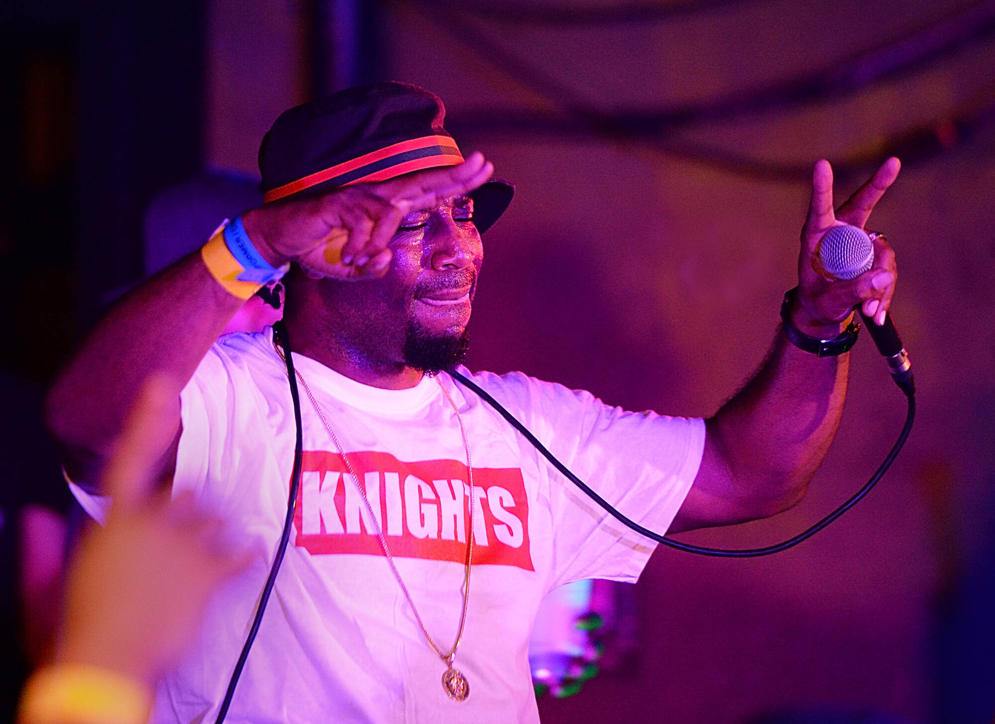 Ed O.G., also known by his stage name Edo G. at the Hip Hop Fest in Cambridge, Mass., July 11, 2015. (Arthur Pollock/MediaNews Group/Boston Herald via Getty Images)