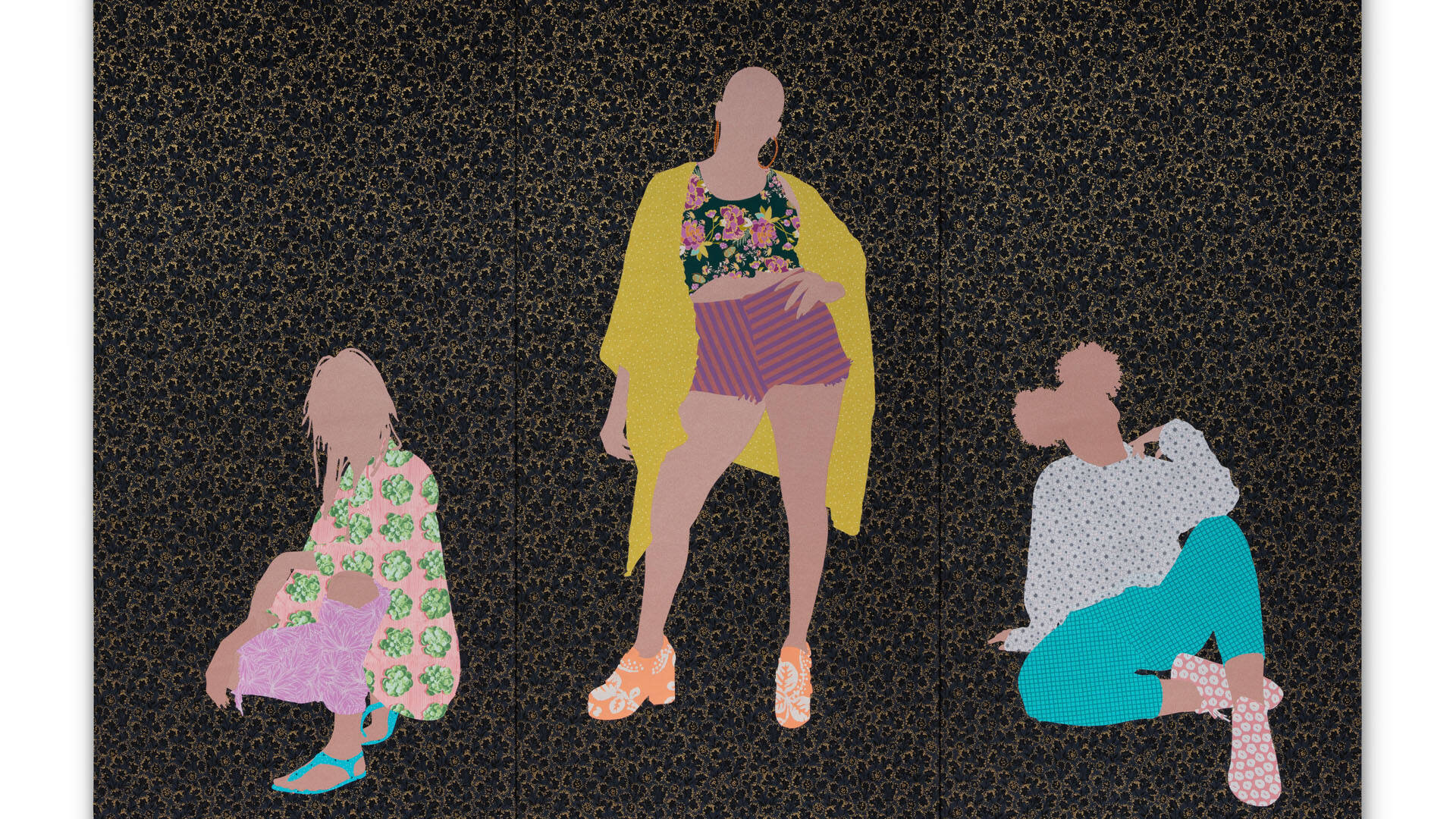 Gio Swaby's "Gyalavantin" (Courtesy of the artist, Claire Oliver Gallery and the United States of America Embassy)