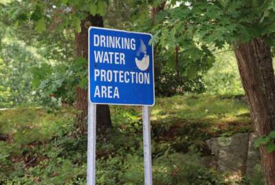 Sign for a Drinking Water Protection Area in New Hampshire. (Dan Tuohy)