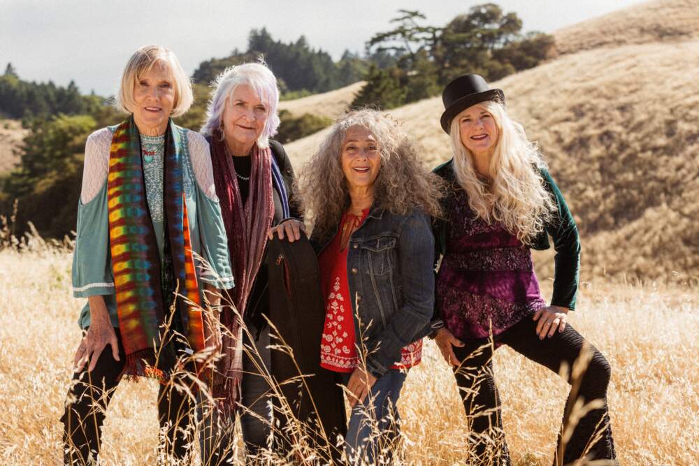 From left, the members of Ace of Cups: Mary Simpson-Mercy, Mary Gannon, Denise Kaufman and Diane Vitalich. (Courtesy High Moon Records/Rachel Wright)