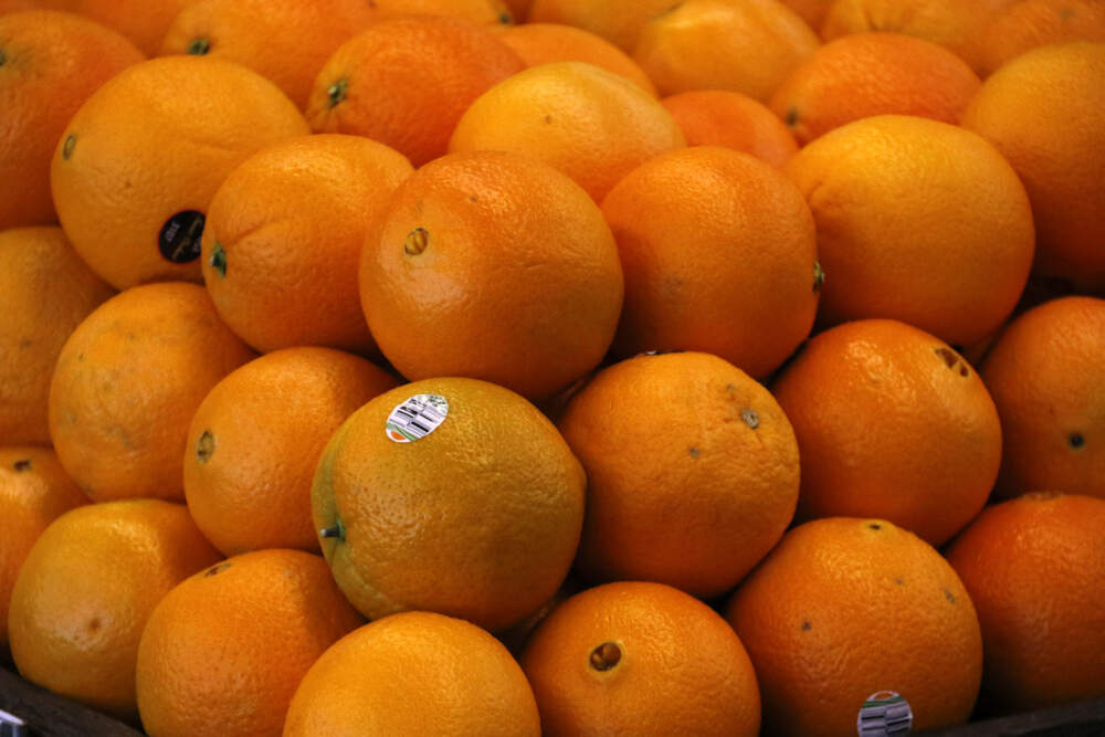 So what exactly is a "shower orange"? (Gene J. Puskar/AP)
