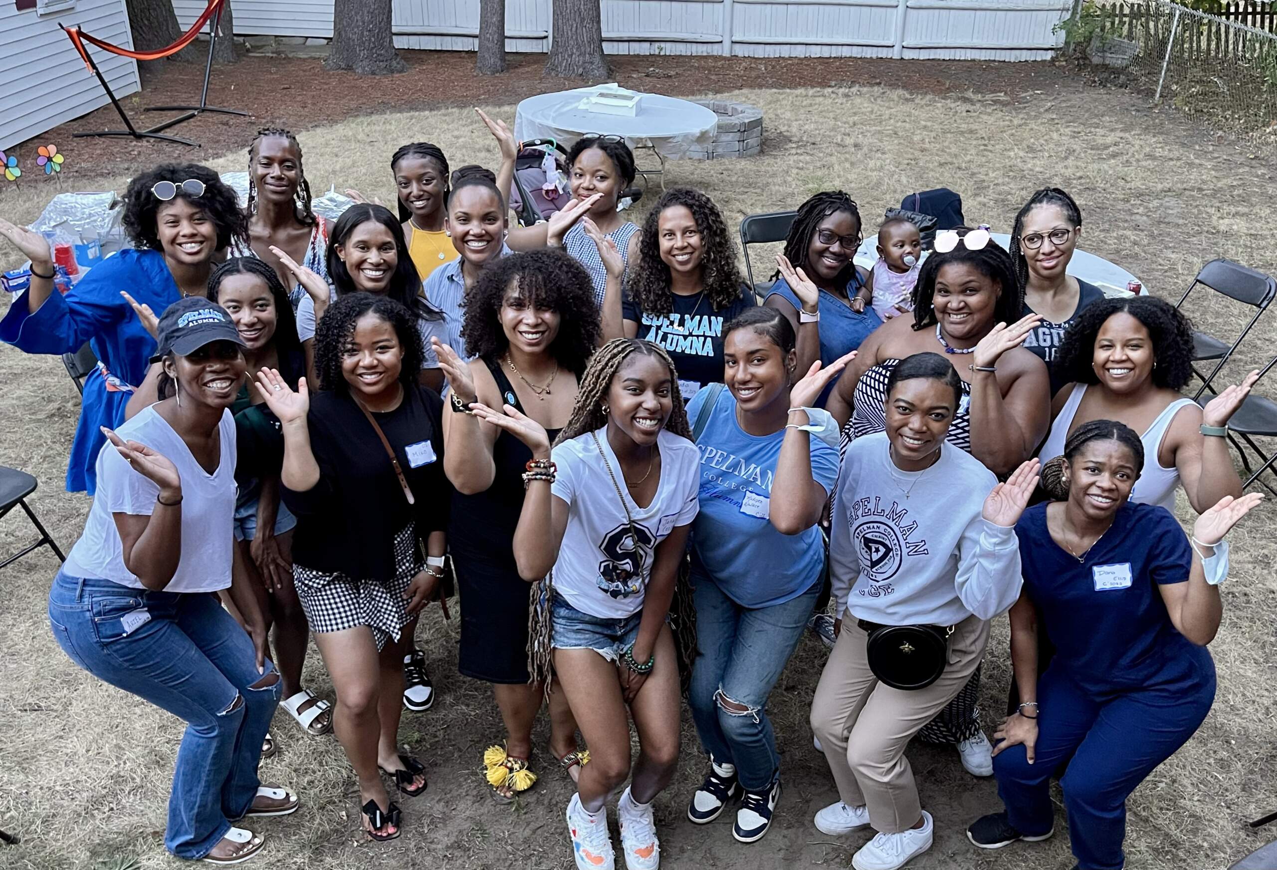 NAASC (National Alumnae Association of Spelman College) Boston Chapter members and newly accepted students. (Photo courtesy Nadia Harden)