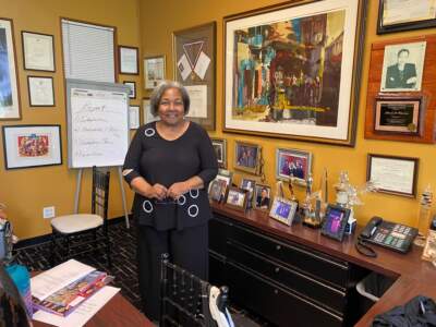 Julieanna Richardson, founder and president of the HistoryMakers. (Anthony Brooks/WBUR)