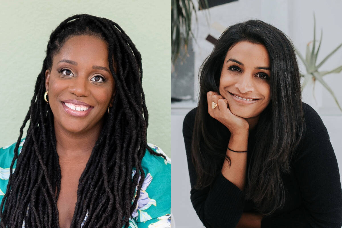 Raena Boston and Dr. Pooja Lakshmin of the Chamber of Mothers. (Courtesy)