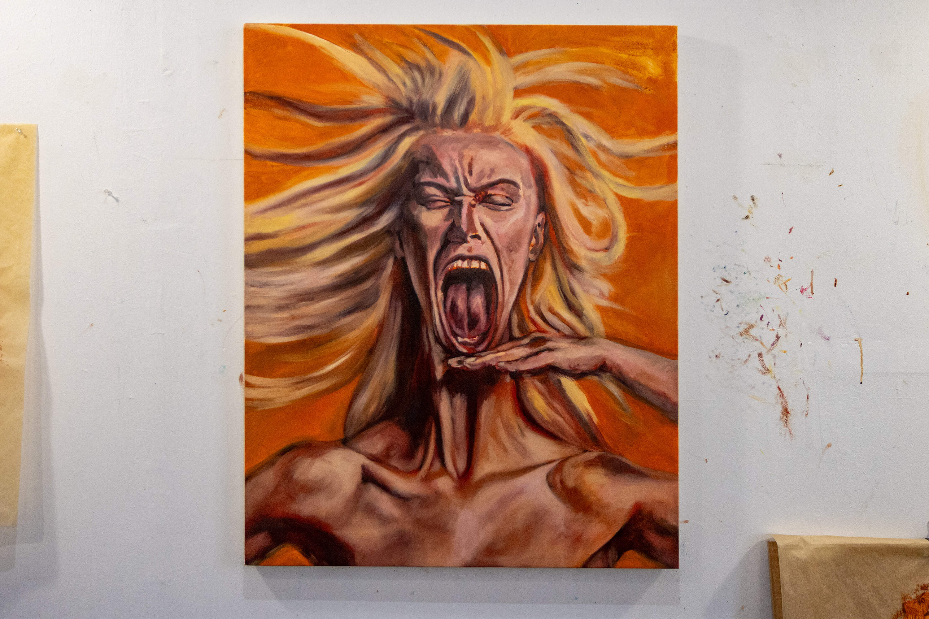 A new piece from Szu-Chieh Yun. (Jesse Costa/WBUR)