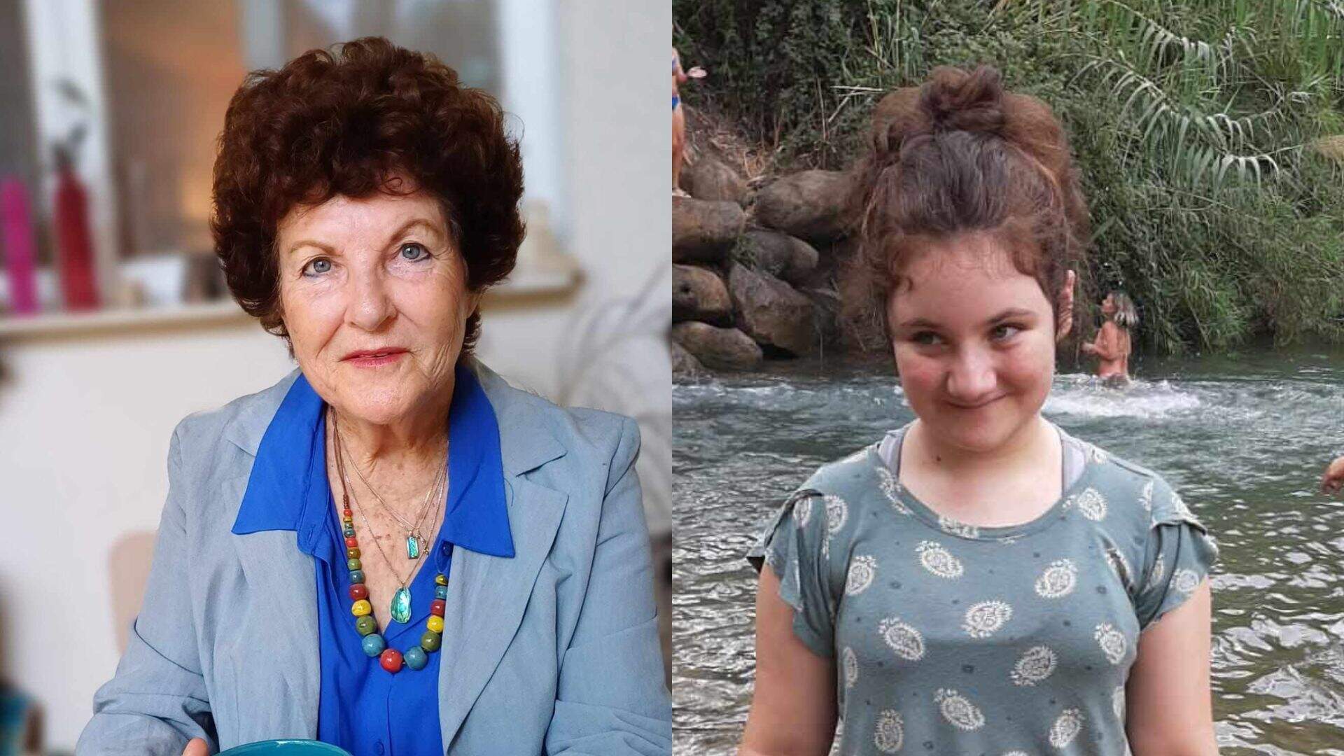 Carmela Dan, 80, and Noya Dan, 13, were taken hostage by Hamas and killed. (Courtesy Jason Greenberg)