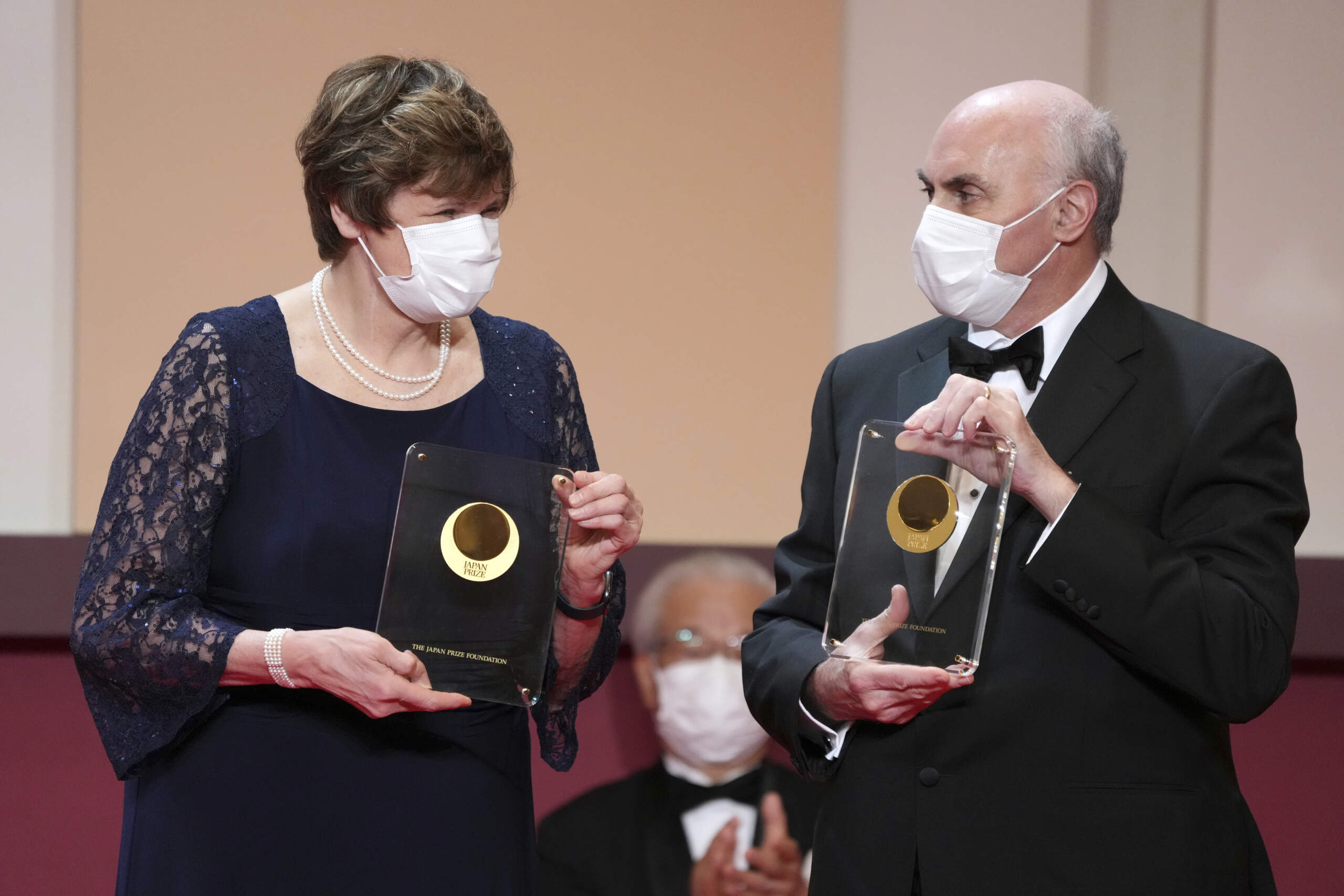 The Nobel Prize in medicine was awarded to Katalin Karikó and Drew Weissman for enabling development of mRNA COVID-19 vaccines. (Eugene Hoshiko/AP)