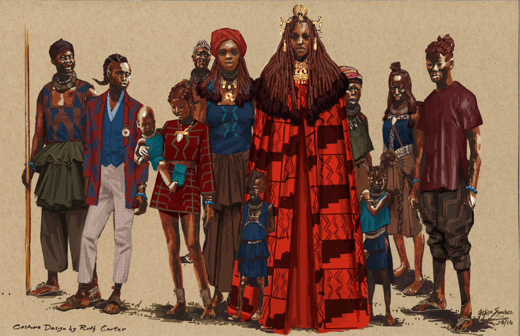 Black Panther' Costume Designer Draws On 'The Sacred Geometry Of Africa' :  NPR