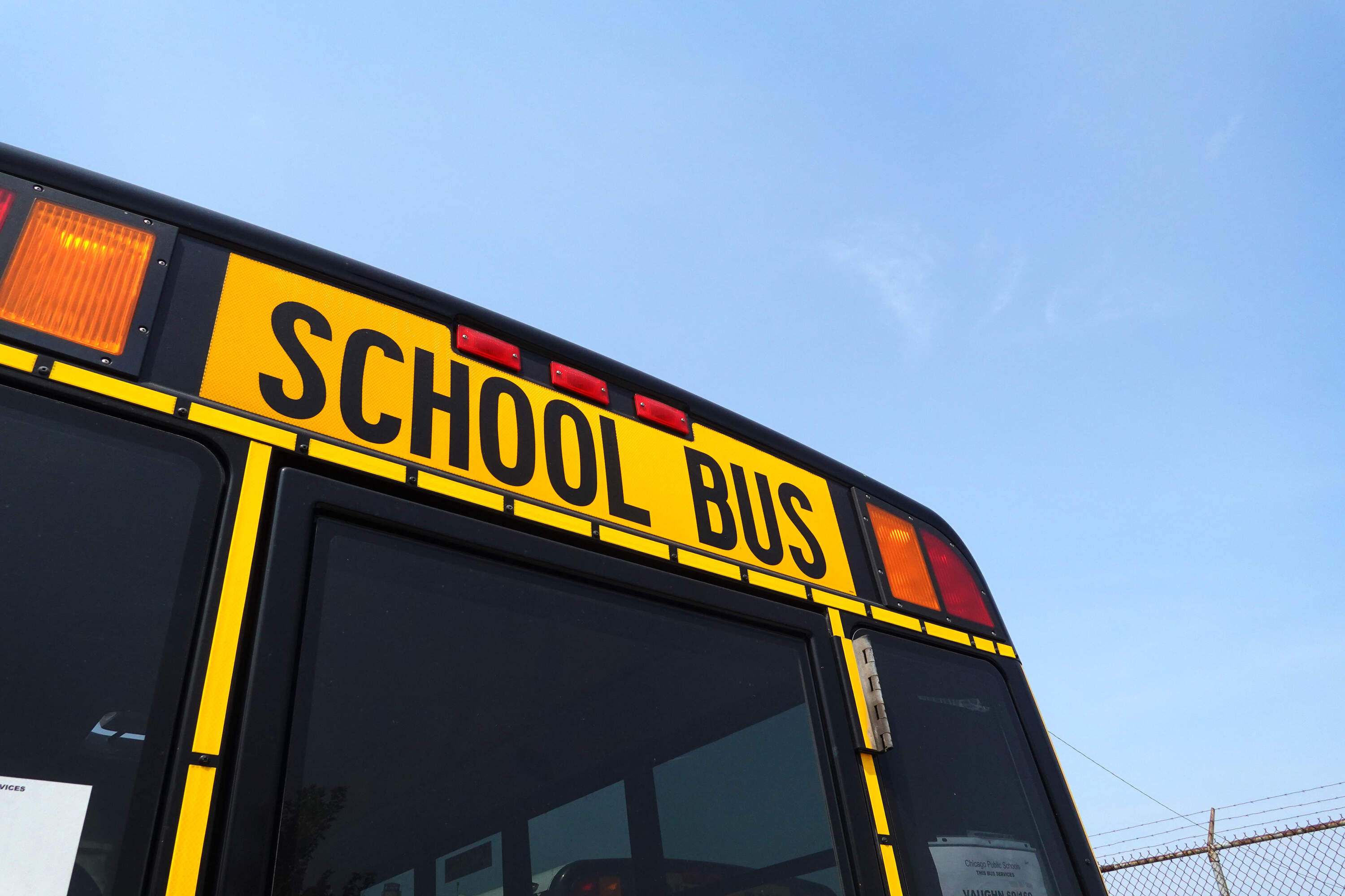 A school bus is seen in Chicago, Illinois. (Scott Olson/Getty Images)