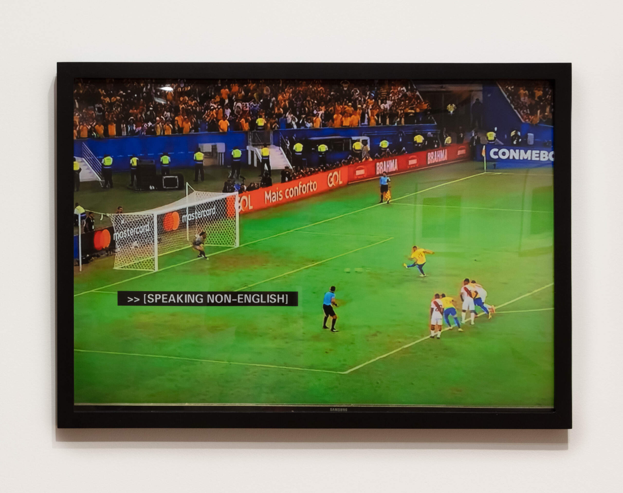 One of Joseph Grigely's "Craptions" (2023). (Courtesy of the srtist, Krakow Witkin, Boston, MA and Air de Paris, Romainville, France; photo by Jon Verney Photography)