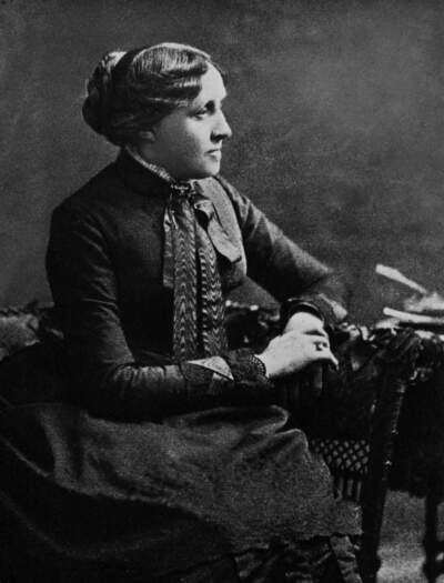 The American novelist Louisa May Alcott (1831-1888) photographed circa 1860. (© Hulton-Deutsch Collection/CORBIS/Corbis via Getty Images)