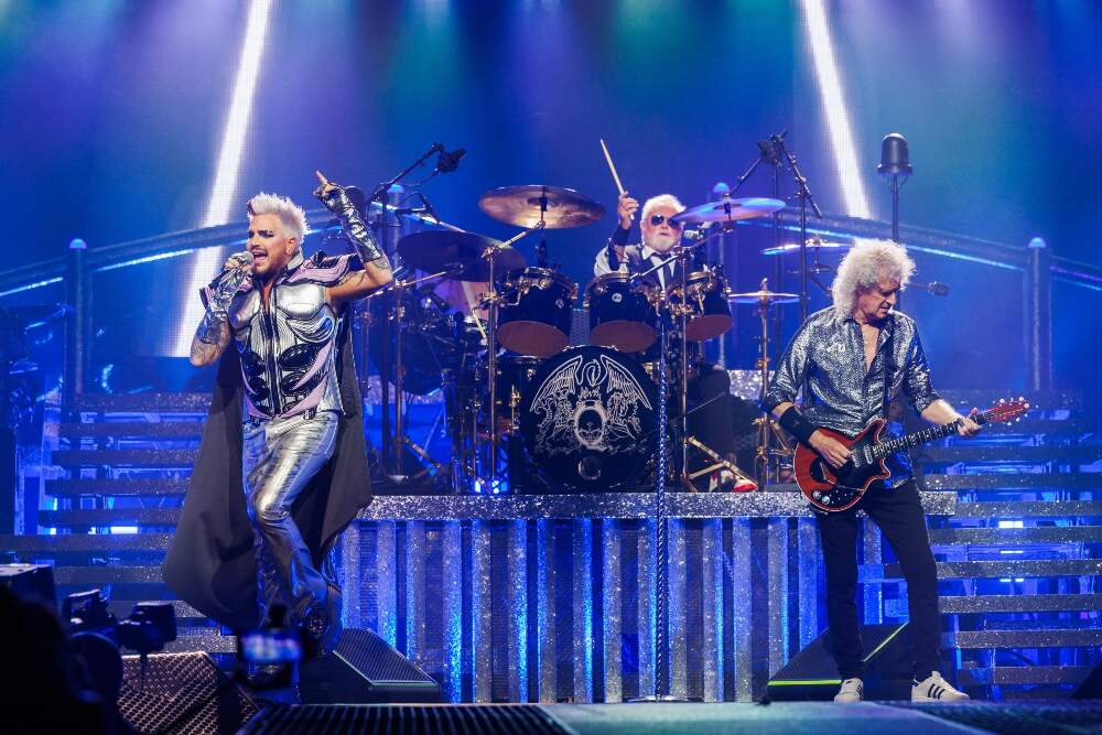 Opening night of the Queen + Adam Lambert 2023 tour at Baltimore's CFG Bank Arena. (Courtesy Bojan Hohnjec)
