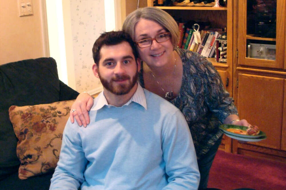 Brendan during his opioid use disorder and his mom Barbara around 2009. (Coutesy of Ken Feldstein)
