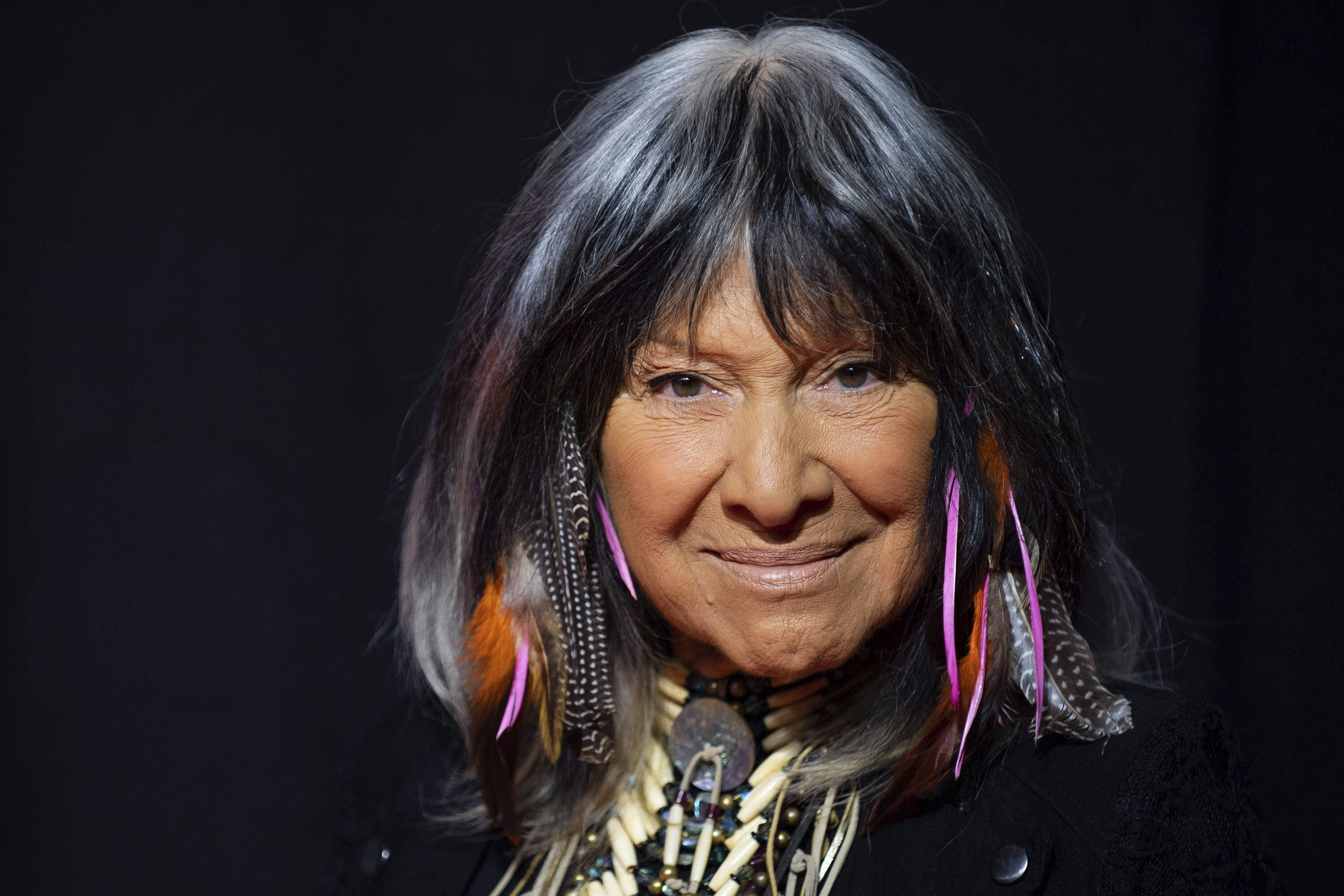 Buffy Sainte-Marie attends the TIFF Tribute Awards at Fairmont Royal York Hotel during the Toronto International Film Festival. (Arthur Mola/Invision/AP)