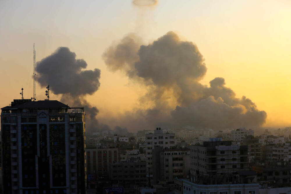 Smoke rises following Israeli airstrikes in Gaza City, Thursday, Nov. 2, 2023. (Abed Khaled/AP)
