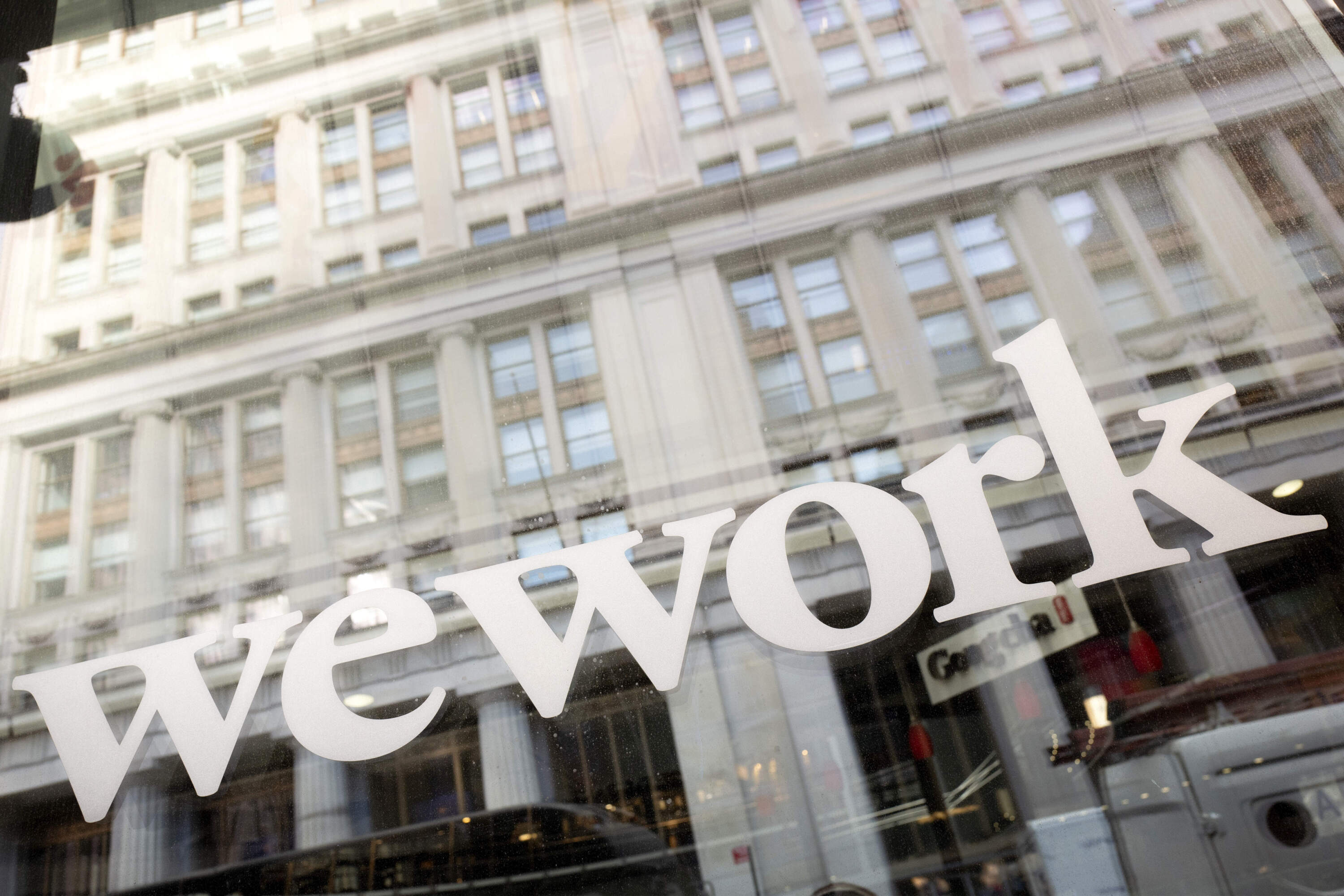 WeWork offices are shown in New York. (Mark Lennihan/AP)
