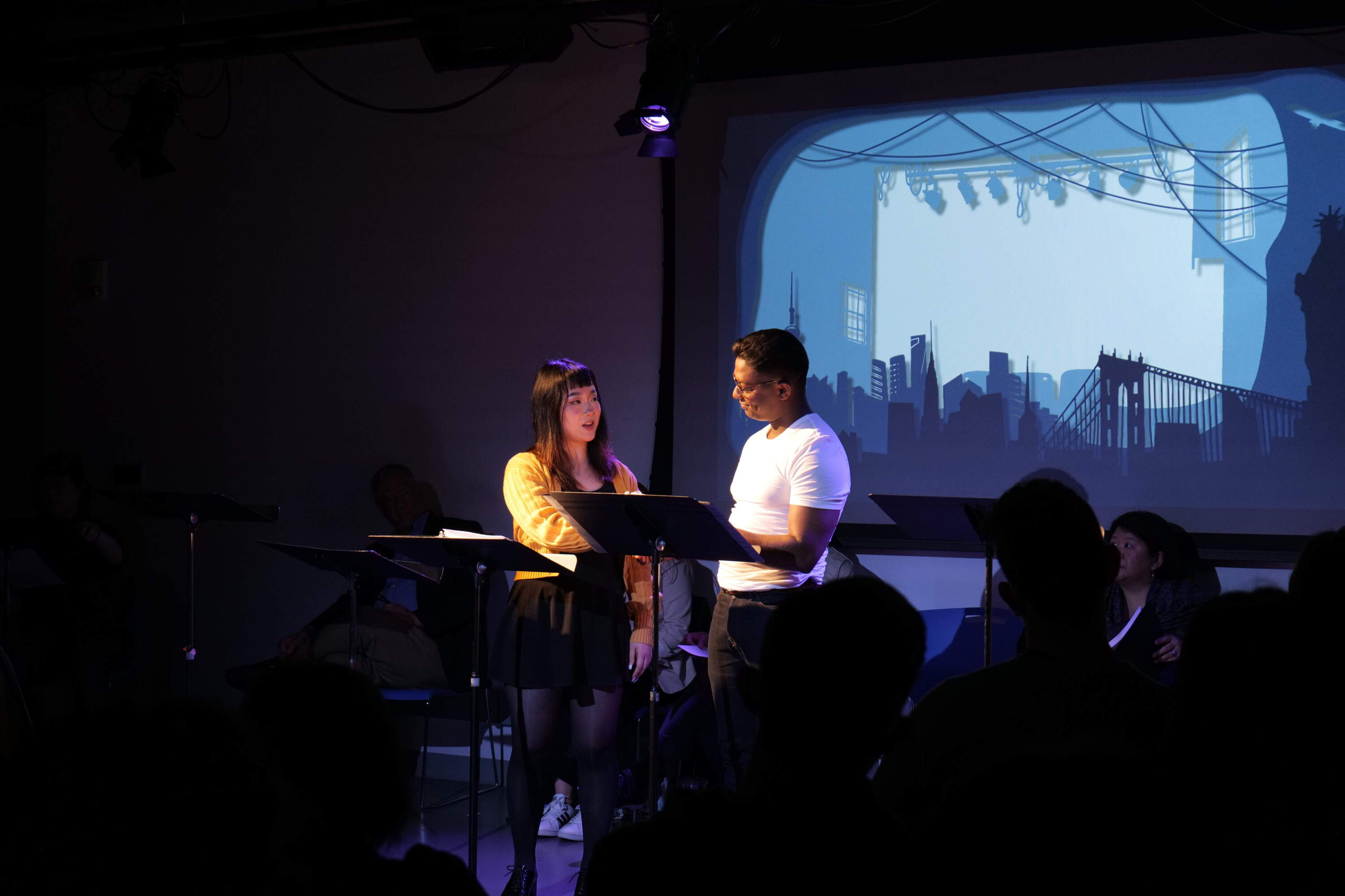 April 2022 reading of Found in Translation's "A Deal" at the Pao Arts Center. (Courtesy Vincy Wang/Pao Arts Center)
