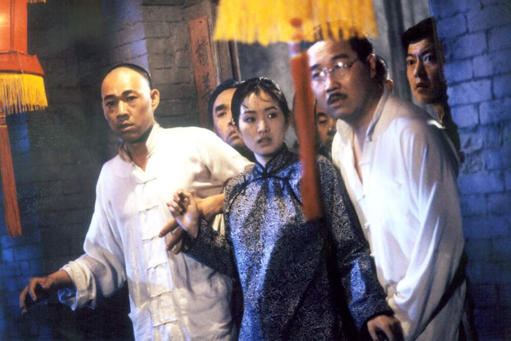 Gong Li (center) in &quot;Farewell My Concubine.&quot; (Courtesy Film Movement Classics)